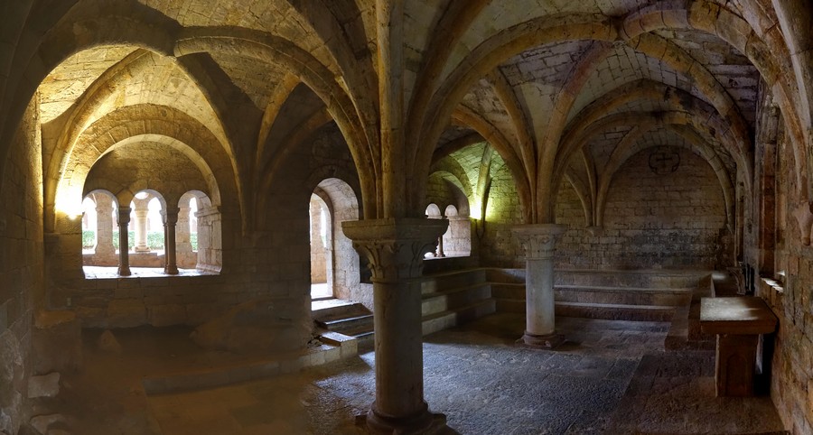 salle capitualire abbaye thoronet