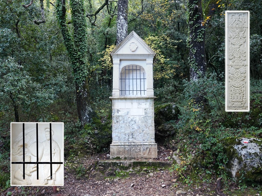 chemin des rois sainte baume premier oratoire  marie madeleine