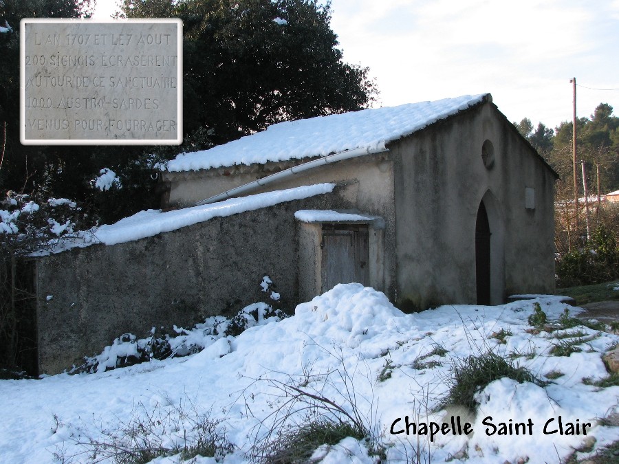 chapelle st clair signes