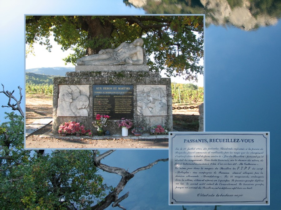 monument resistant fusille ponteves cotignac bessillon