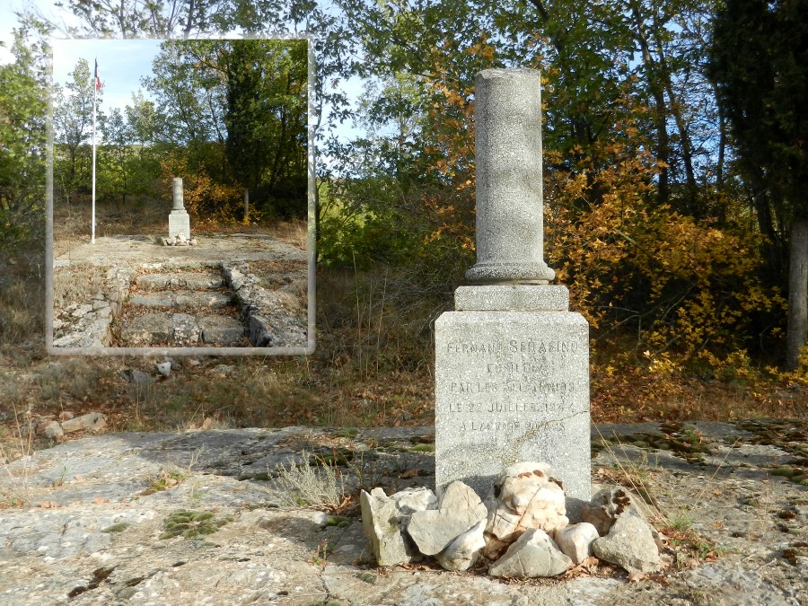 fernand serafino fusille allemands 1944 stele monument